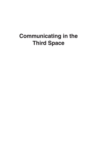 Communicating In The Third Space 1st Karin Ikas Editor Gerhard Wagner | PDF