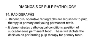 pulp therapy of primary teeth | PDF