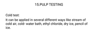 pulp therapy of primary teeth | PDF