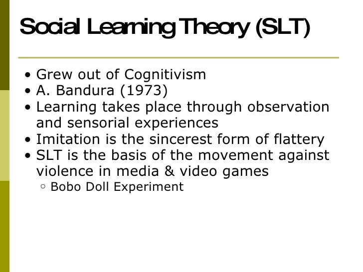 a brief history of learning theory imitation is the sincerest form of flattery meaning