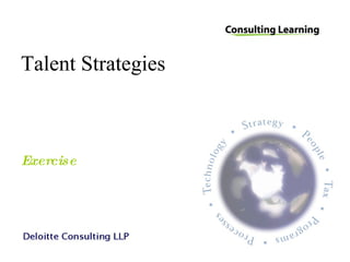 Talent Strategies Exercise 