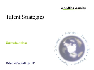 Talent Strategies Introduction 