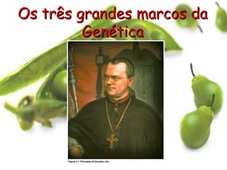 Os três grandes marcos da
Genética
 