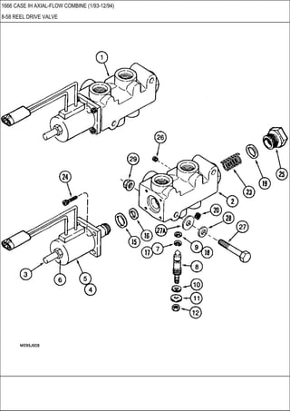 1666 CASE IH AXIAL-FLOW COMBINE (1/93-12/94)
8-58 REEL DRIVE VALVE
 