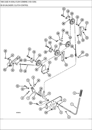 1666 CASE IH AXIAL-FLOW COMBINE (1/93-12/94)
9E-08 UNLOADER, CLUTCH CONTROL
 