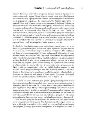 Practical Program Evaluation Theorydriven Evaluation And The Integrated ...