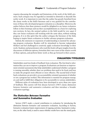Practical Program Evaluation Theorydriven Evaluation And The Integrated ...