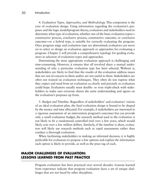 Practical Program Evaluation Theorydriven Evaluation And The Integrated ...