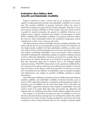 Practical Program Evaluation Theorydriven Evaluation And The Integrated ...