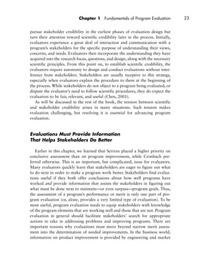 Practical Program Evaluation Theorydriven Evaluation And The Integrated ...