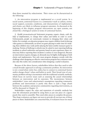 Practical Program Evaluation Theorydriven Evaluation And The Integrated ...