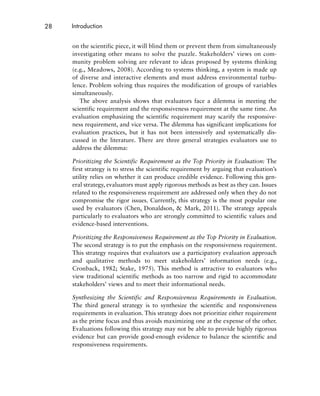 Practical Program Evaluation Theorydriven Evaluation And The Integrated ...