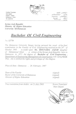 BSc in Civil Engineering