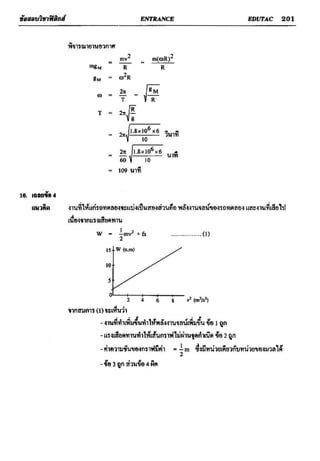 ข้อสอบวิชาฟิสิกส์ 6 ชุด สำหรับ entrance