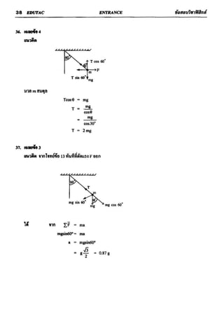 ข้อสอบวิชาฟิสิกส์ 6 ชุด สำหรับ entrance