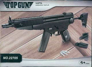 Конструктор Ausini "Лучший стрелок: MP5" 597 деталей, арт. 22705