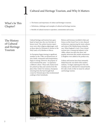 culture and heritage tourism development | PDF