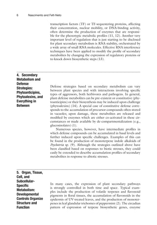 Plant Secondary Metabolism Engineering Methods and Applications Methods ...
