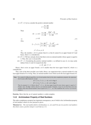 Principles Of Real Analysis 2nd Edition S C Malik | PDF
