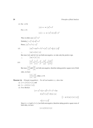 Principles Of Real Analysis 2nd Edition S C Malik | PDF