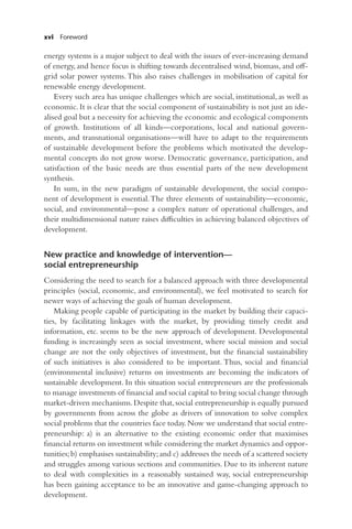Social Entrepreneurship And Sustainable Development Archana Singh And ...