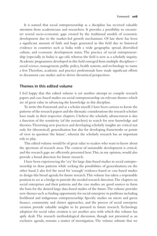 Social Entrepreneurship And Sustainable Development Archana Singh And ...