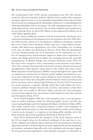 Social Entrepreneurship And Sustainable Development Archana Singh And ...