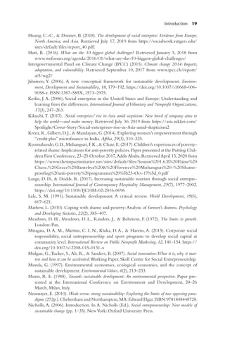Social Entrepreneurship And Sustainable Development Archana Singh And ...