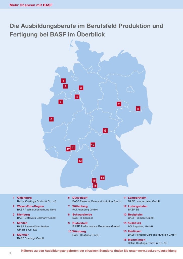 BASF Berufsfeld Produktion und Fertigung