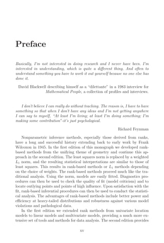 Robust nonparametric statistical methods 2nd ed Edition Thomas P ...