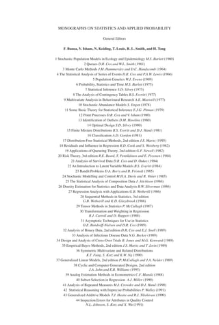 Robust nonparametric statistical methods 2nd ed Edition Thomas P ...