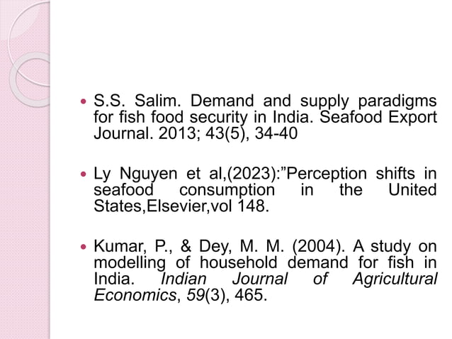 Major sources and patterns of sectoral and regional demand for fish.pptx