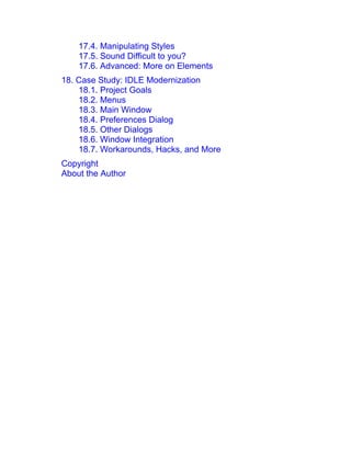 Modern Tkinter For Busy Python Developers Mark Roseman | PDF