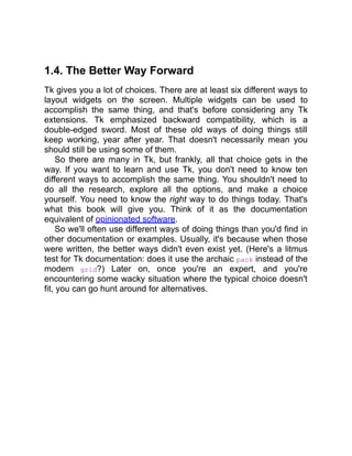 Modern Tkinter For Busy Python Developers Mark Roseman | PDF
