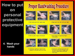 4. Wash your
hands
 