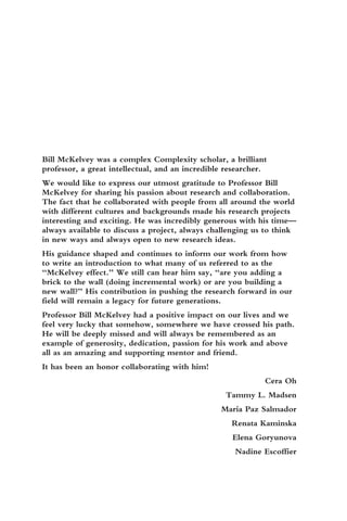 Management In The Age Of Digital Business Complexity 1st Edition Bill ...