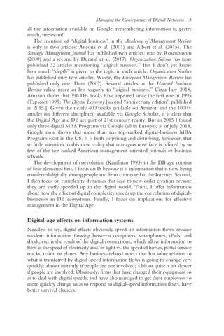 Management In The Age Of Digital Business Complexity 1st Edition Bill ...