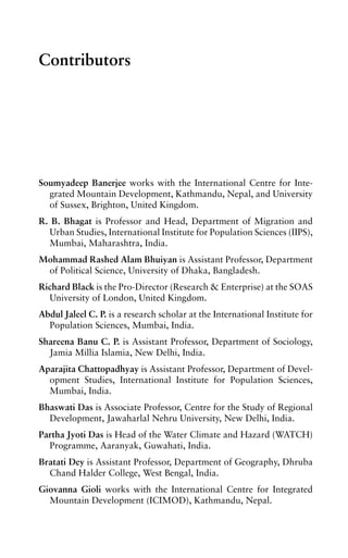 Climate Change Vulnerability And Migration S Irudaya Rajan And R B ...