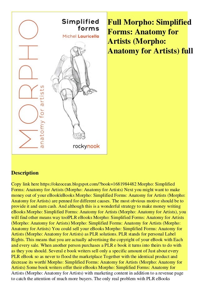 Full Morpho Simplified Forms Anatomy for Artists (Morpho Anatomy for ...
