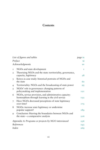 Allies Or Adversaries Ngos And The State In Africa Jennifer Brass | PDF