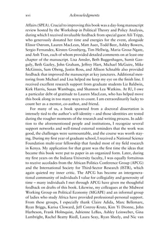 Allies Or Adversaries Ngos And The State In Africa Jennifer Brass | PDF