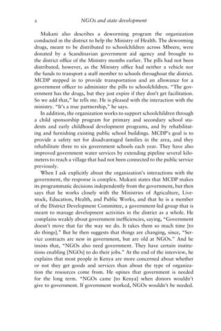 Allies Or Adversaries Ngos And The State In Africa Jennifer Brass | PDF