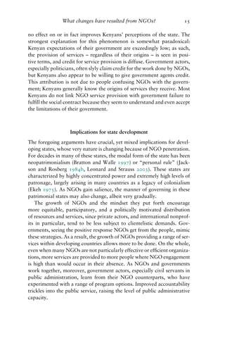 Allies Or Adversaries Ngos And The State In Africa Jennifer Brass | PDF
