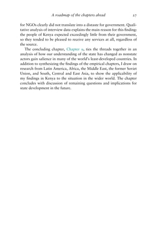 Allies Or Adversaries Ngos And The State In Africa Jennifer Brass | PDF