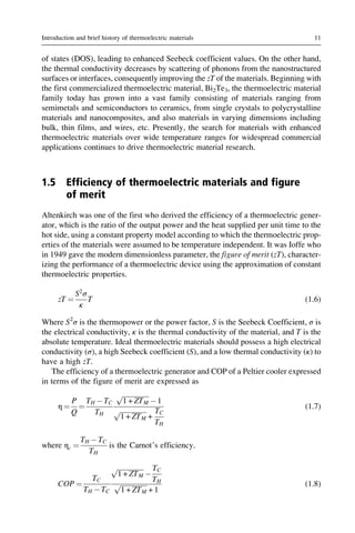 Thermoelectricity And Advanced Thermoelectric Materials Ranjan Kumar | PDF