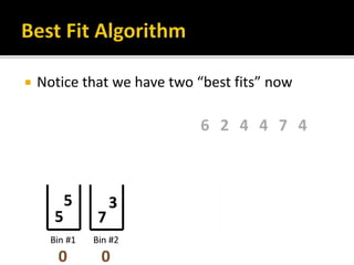  Notice that we have two “best fits” now
 