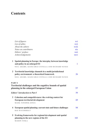 Territorial Development Cohesion And Spatial Planning Knowledge And ...