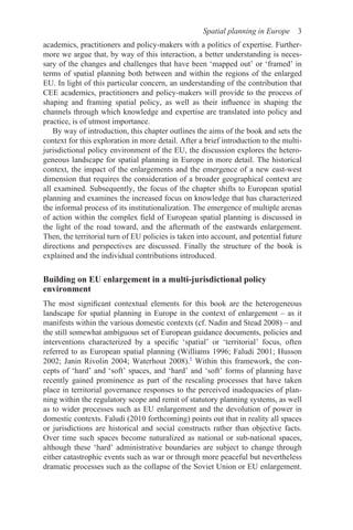 Territorial Development Cohesion And Spatial Planning Knowledge And ...