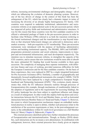 Territorial Development Cohesion And Spatial Planning Knowledge And ...