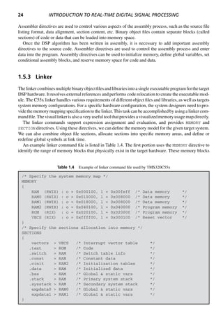 Realtime Digital Signal Processing Implementations And Applications 2nd ...